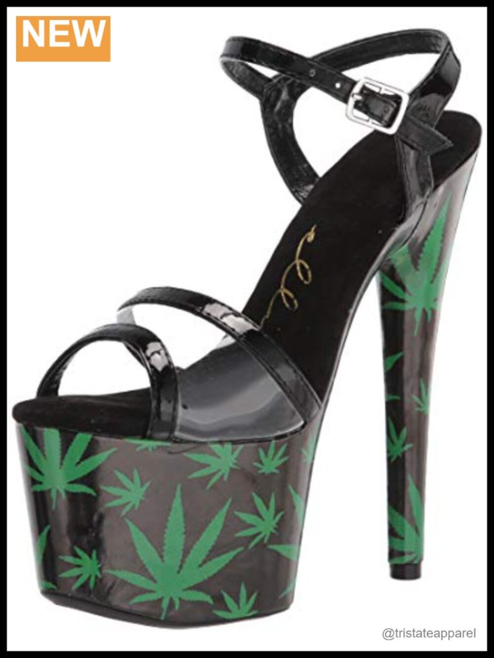 Women's Stiletto Heel Platform Sandal Ankle Strap Open Toe Buckle